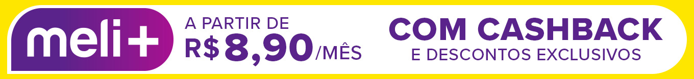 Meli+. A partir de R$8,90/mês com cashback e descontos exclusivos. Consulte termos e condições.