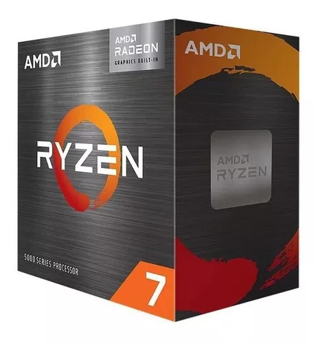 Procesador AMD Ryzen 7 5700G 100-100000263BOX con 8 núcleos y frecuencia de 4.6 GHz con gráficos integrados