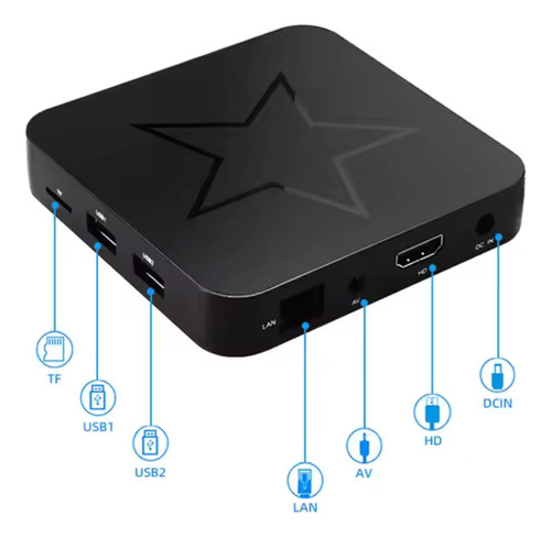 Tv Box Q7 Sistema Android 10 6k Uhd 3d Wifi