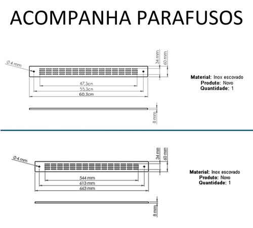 Kit 2 Grades De Ventilação Safanelli Forno De Embutir Branca