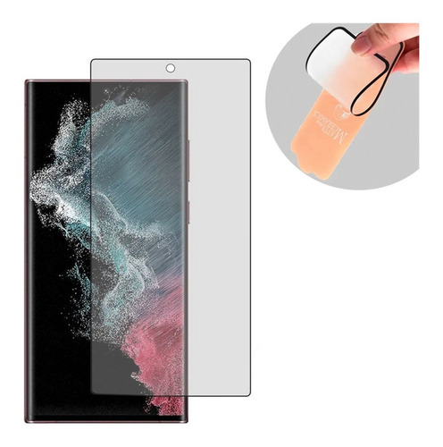 Mica Gel Mate Protector De Pantalla Para Galaxy S22 Ultra