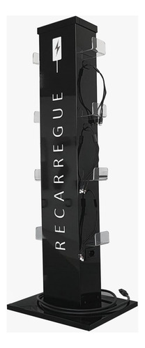 Totem Carregador Com Kit De Cabos Usb Personalizado