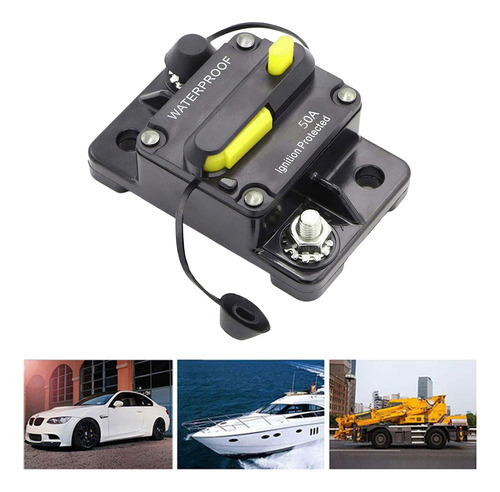 Marine Rv Circuit Breaker With Manual Reset, 50a