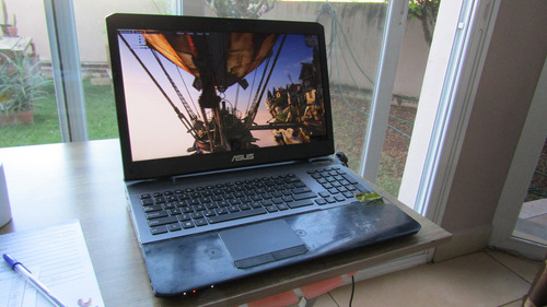 Asus Rog Gl753v I7 - Ssd240gb Ram32gb - Funcionando Barato (Recondicionado)