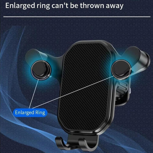 - Suporte Para Telefone Para Carro Com Gancho De Ventilação