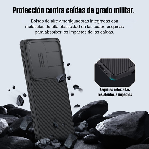 Case Funda Nillkin Para Samsung S25 + Mica Pantalla Y Cámara