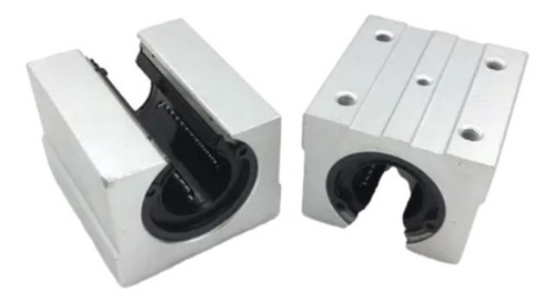 8x Pillow Block Aberto 30mm C/ Rolamento Para Linear Sbr30