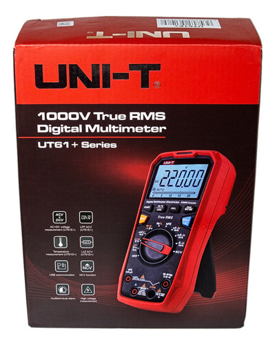 Multimetro Unit Ut61e+ - True Rms -22000 Cuentas- Cat Iv