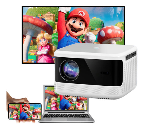 Projetor Portátil 4k Wifi 8000l T40 Android 9.0 Tv Integrado