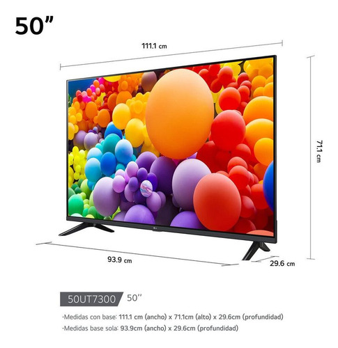 Televisor Smart Uhd 4k Thinq Ai Lg 50 Pulgadas Led