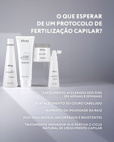 Pré Shampoo Ybera Paris Vello nutrição de 250mL 250g