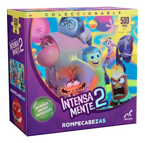 Rompecabezas Intensamente 2 Metalizado 500 Piezas