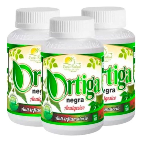 3 X 60 Soles | Ortiga Negra 100 Capsulas