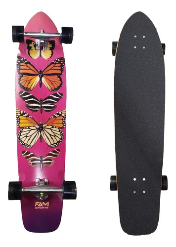 Skate Longboard Cruiser Fam Completo Importado