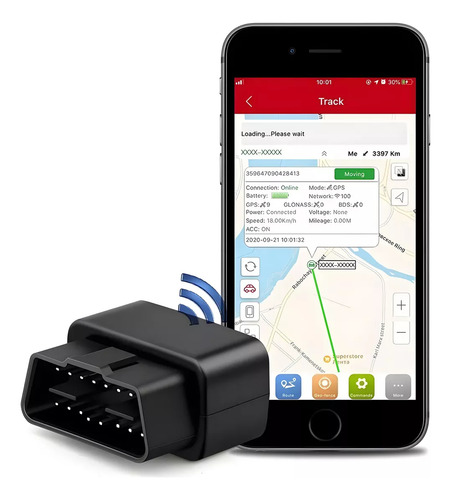 Tracker Localizador Gps Obd2 App Rastreador Vehicular Escucha Voz Auto Plataforma Ilimitada + Cuenta Yosoo