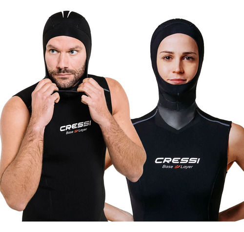 Roupa Capuz Neoprene Cressi Hood Vest Base Layer Mergulho