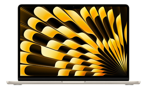 Macbook Air 13 M2 CPU de 8 núcleos e GPU de 8 núcleos 16 GB 256 GB cor branca estelar Apple