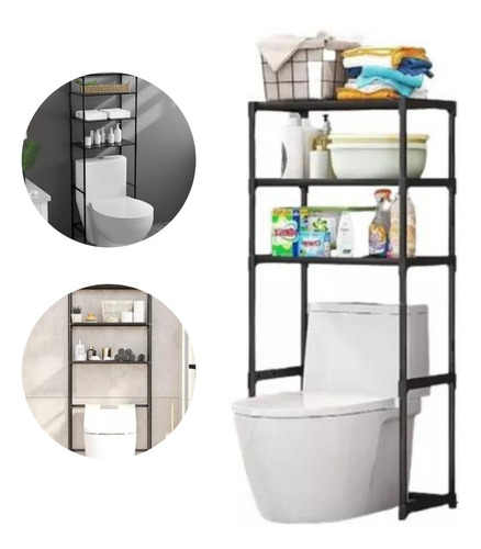 Rack Orgânizadora De Banheiro Lavanderia Estante Moderna