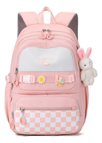 Bonita Bolsa Escolar Com Desenho Animado Com Pingente De Coe