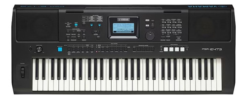 Teclado musical Yamaha PSR E473 61 teclas negro 220V