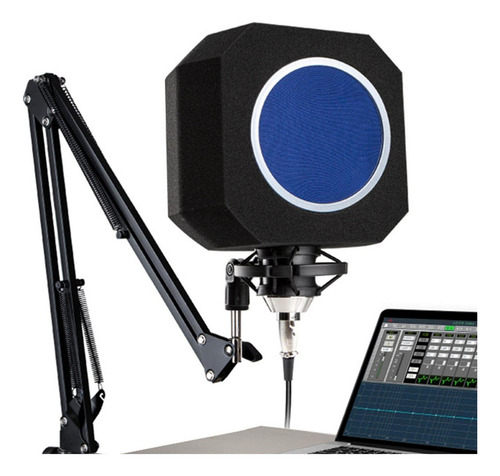 Vocal Studio Booth Filtro Acústico Profissional Portátil