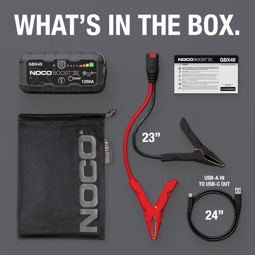 Arrancador Portátil Batería Auto Booster Noco Gbx45