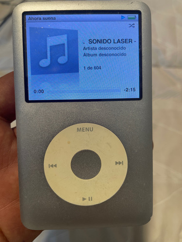 Ipod Classic 6 Generación 120 Gigas Plateado (Usado)