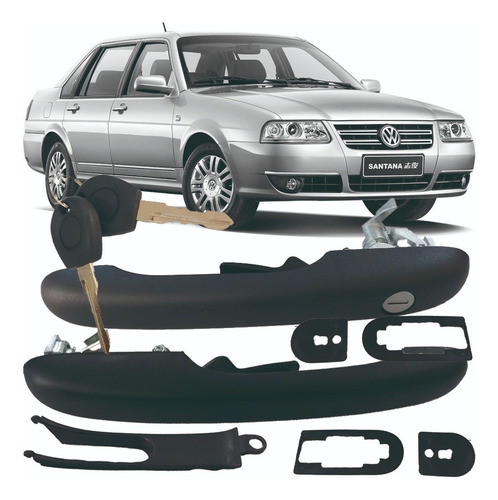 Par Maçaneta Externa Dianteira Santana 1998 1999 2000 2001