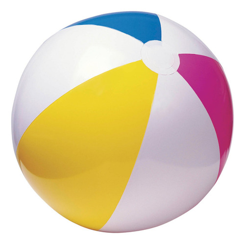 Bola de praia inflável Intex com painel em forma brilhante