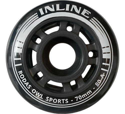 Rodas Inline Owl 70mm 80a - 4 Unidades Velozes