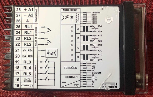Relé De Proteção Pextron Modelo:urp600 5a
