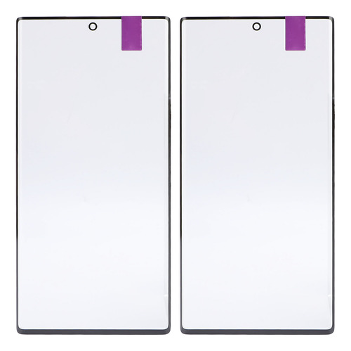 Tela De Vidro Frontal Para O Note 10 Plus, 2 Peças, Exterior