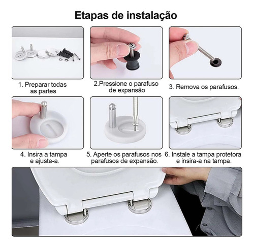 Kit Substituição Reparo Parafusos Dobradiça Tampa Da Priv