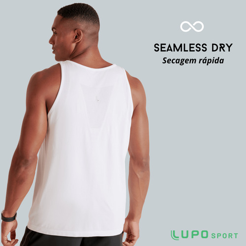 Regata Camiseta Lupo Masc Esportiva Básica Anti Suor Confort