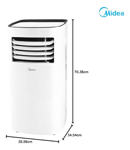 Aire Acondicionado Portátil Midea 12,000 Btu On-off Frío