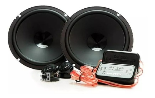 Kit Alto Falante 2 Vias Hertz Dsk 165.3 160w 4 Ohms 6p Preto