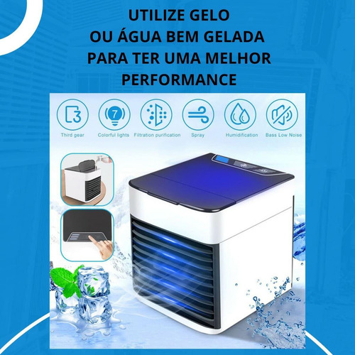 Ar Condicionado Pequeno Portátil Carro, Caminhão Agua/gelo