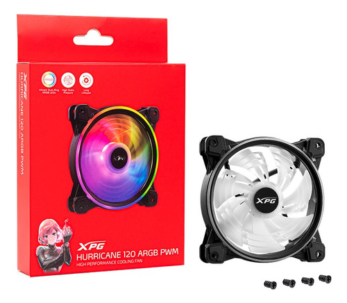 Cooler Gabinete Adata Xpg Hurricane 140mm Argb Pwm
