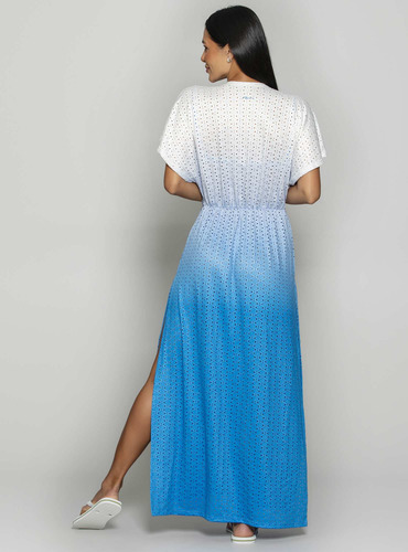 Kaftan Longo Estampado, Run More
