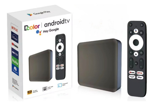 Tv Box Gd2 Google Tv Certificado 4k 2gb/32gb Control Con Voz