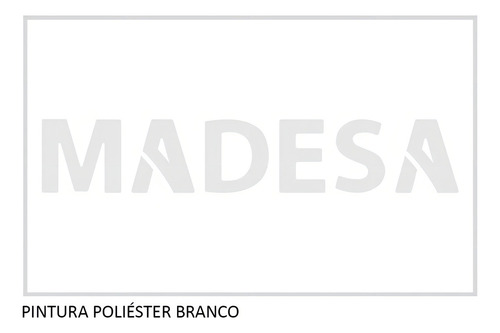Guarda-roupa Solteiro Madesa Dallas Plus 2 Pts De Esp Pés Br Cor Branco