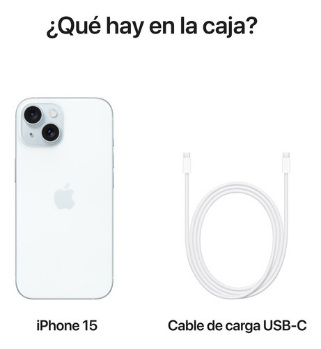 Apple iPhone 15 128gb Azul Sellado +case+mica+cargador Nuevo