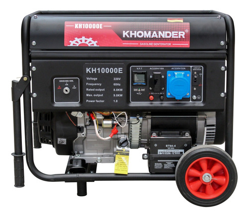 Generador Gasolinero 9.0kw A/e 220v Monofasico - Khomander