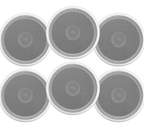 Kit 6 Caixas De Embutir Arandela 5pol 55w Som Ambiente 