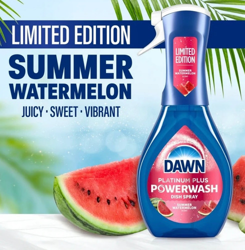 Dawn Platinum Plus Powerwash Dish Watermelon Scent Spray