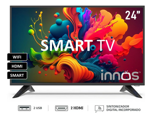 Televisor Led Smart Innos De 24 Con Android S2401ku