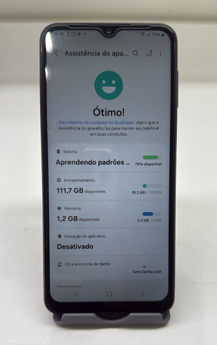 Smartphone Galaxy A23 Tela 6.6'' 128gb 4gb Ram Preto Samsung (Usado)