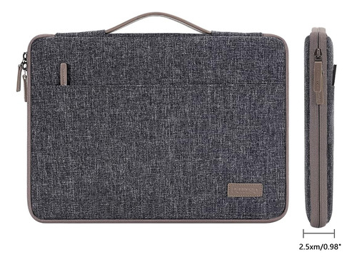 Bolso Para Laptop Domiso, Para 15.6 Pulgadas, Gris Oscuro
