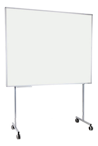 Quadro Branco Fórmica 120 X 150 Cm Com Cavalete Com Rodas 