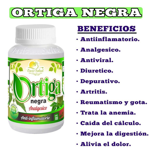 3 X 60 Soles | Ortiga Negra 100 Capsulas